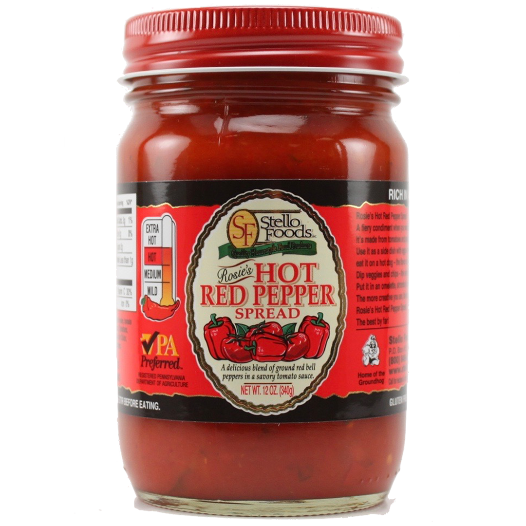 Stello Foods - Rosie's Hot Red Pepper Spread 12 oz