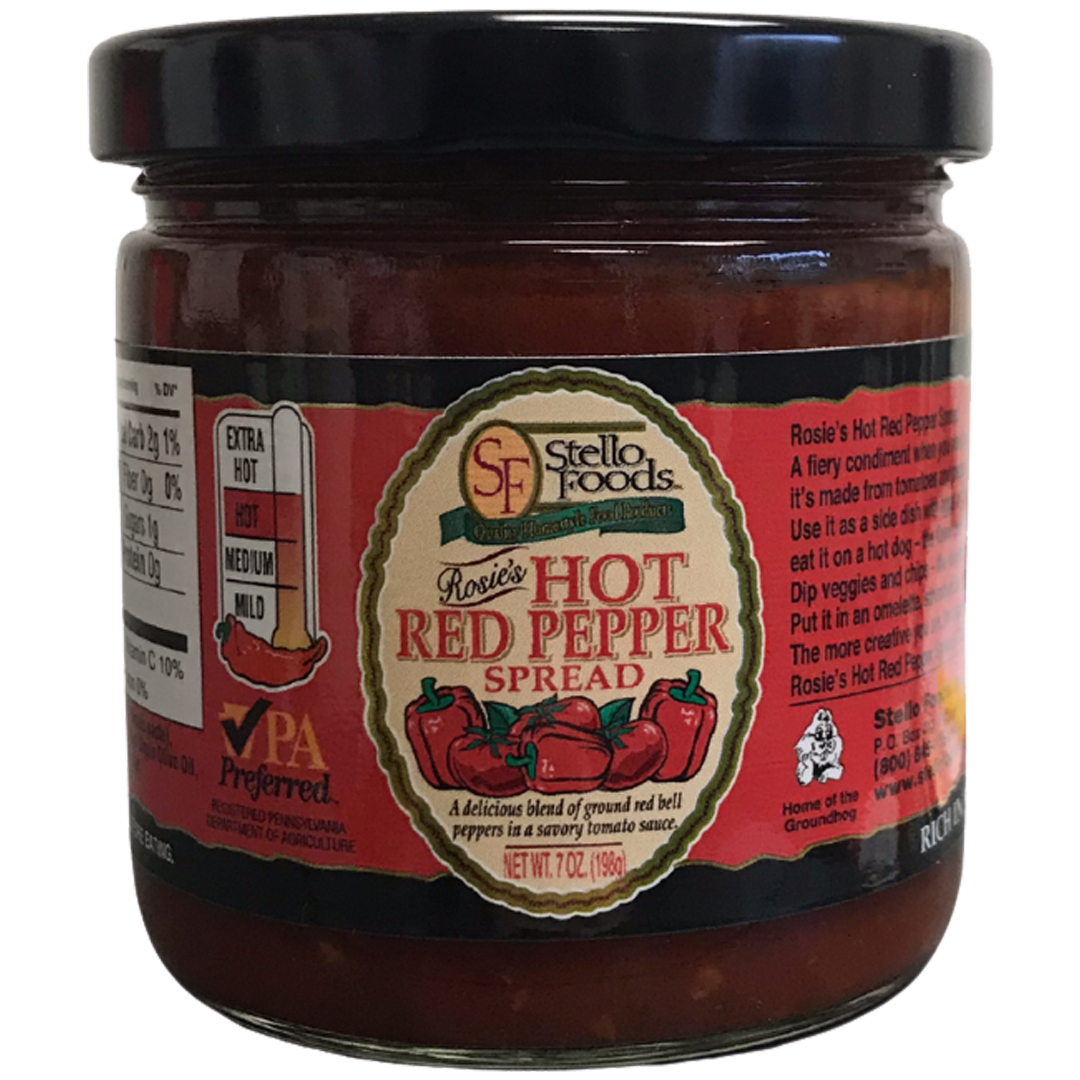 Stello Foods - Rosie's Hot Red Pepper Spread 7 oz