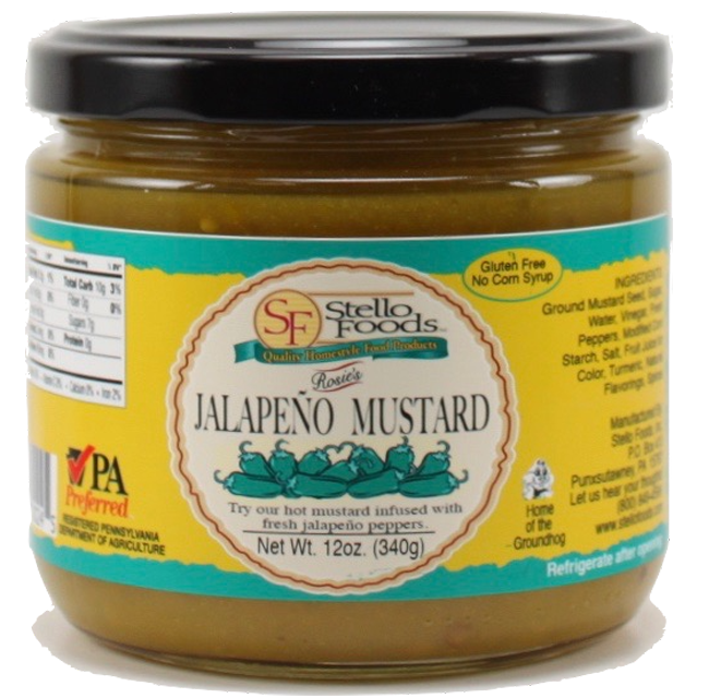 Stello Foods - Rosie's Jalapeños Mustard 12 oz