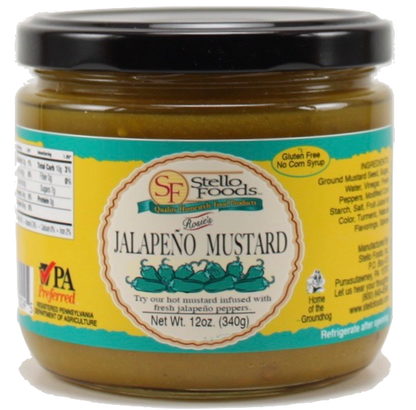 Stello Foods - Rosie's Jalapeños Mustard 12 oz