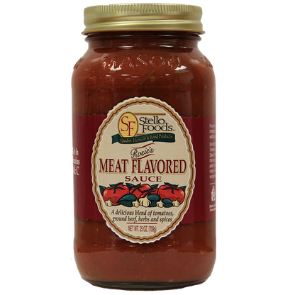 Stello Foods - Rosie's Meat Flavored Spaghetti Sauce 25 oz