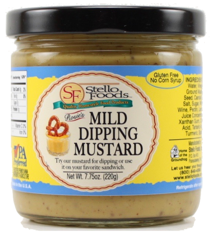 Stello Foods - Rosie's Mild Dipping Mustard 7.75 oz
