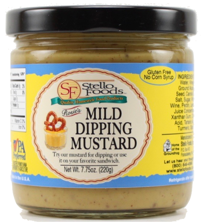 Stello Foods - Rosie's Mild Dipping Mustard 7.75 oz