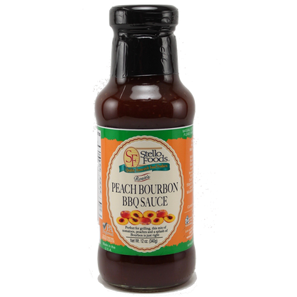 Stello Foods - Rosie's Peach Bourbon BBQ Sauce 13 oz
