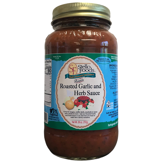 Stello Foods - Rosie's Roasted Garlic and Herb Sauce 26 oz