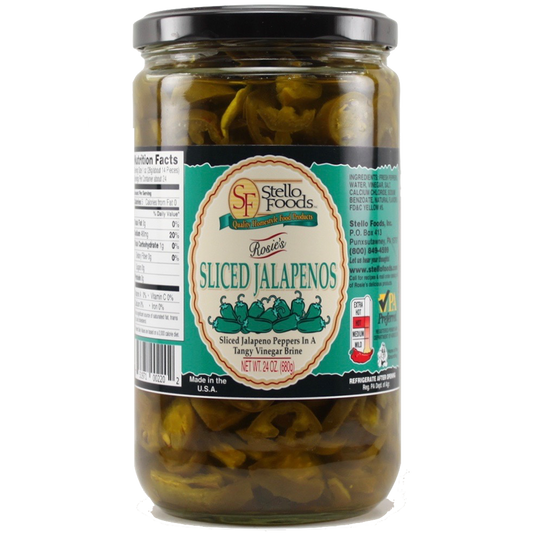 Stello Foods - Rosie's Jalapeños Sliced 24 oz