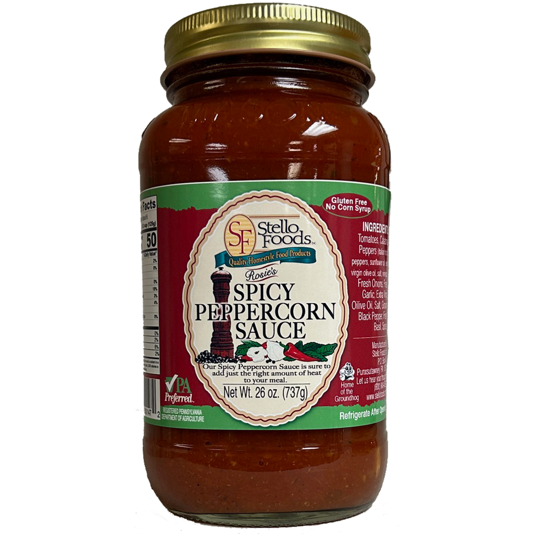 Stello Foods - Rosie's Spicy Peppercorn Pasta Sauce - 26 oz