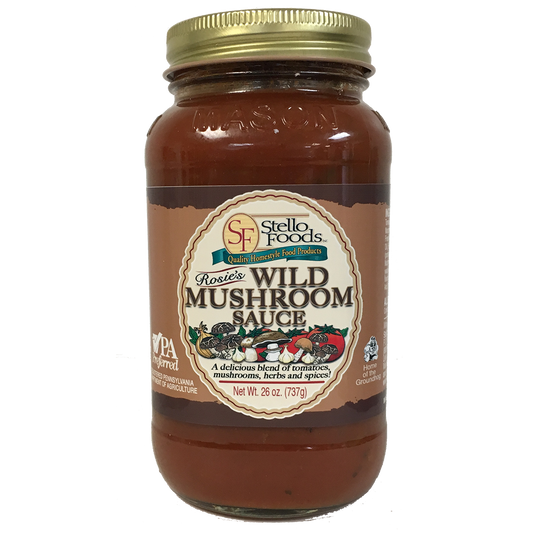 Stello Foods - Rosie's Wild Mushroom Spaghetti Sauce 26 oz