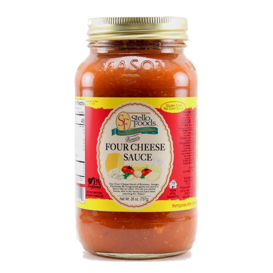 Stello Foods   Rosie's Four Cheese Pasta Sauce 26 oz