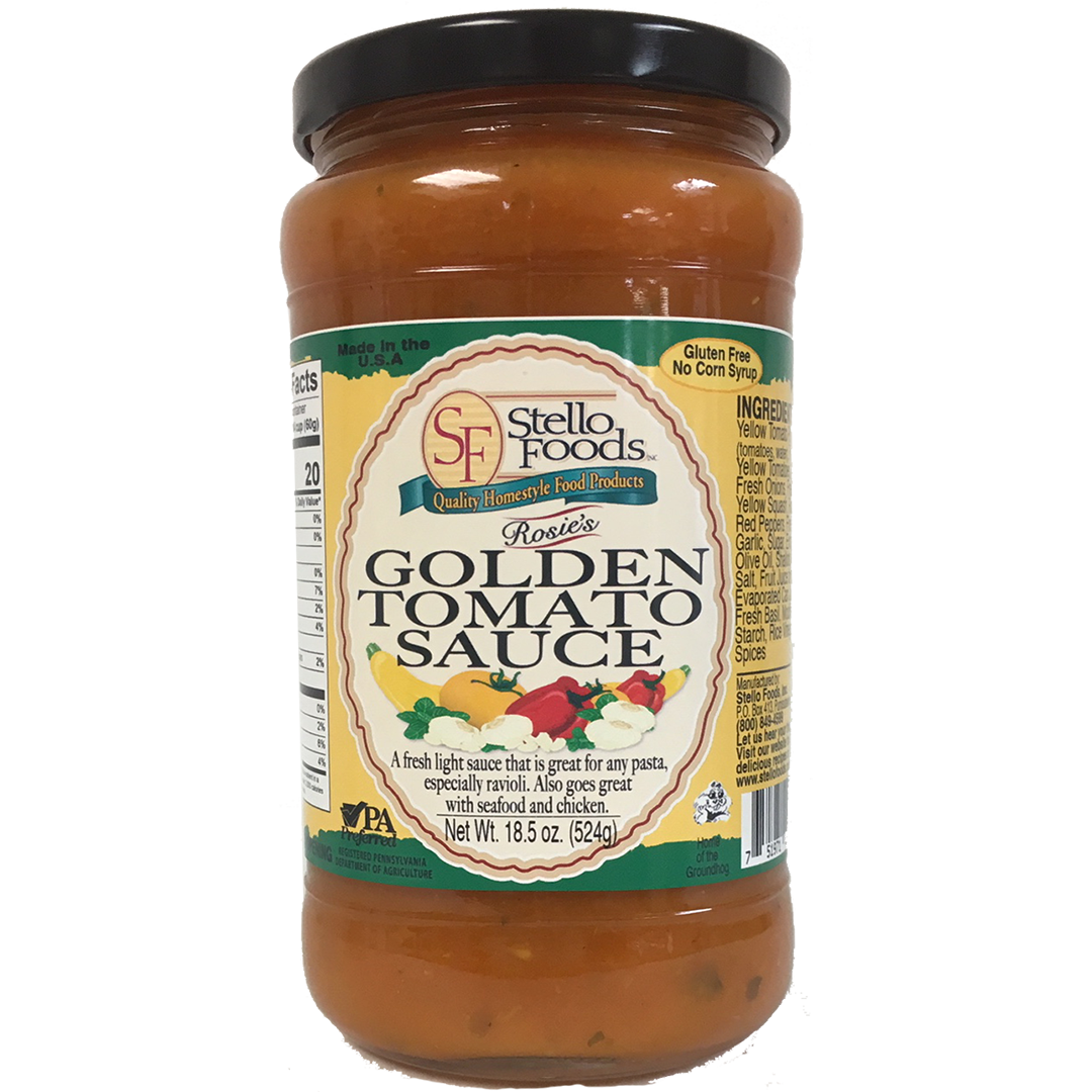 Stello Foods   Rosie's Golden Tomato Sauce   18.5 oz