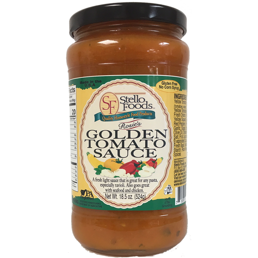 Stello Foods   Rosie's Golden Tomato Sauce   18.5 oz