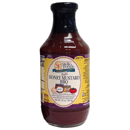 Stello Foods   Rosie's Honey Mustard BBQ Sauce 20 oz