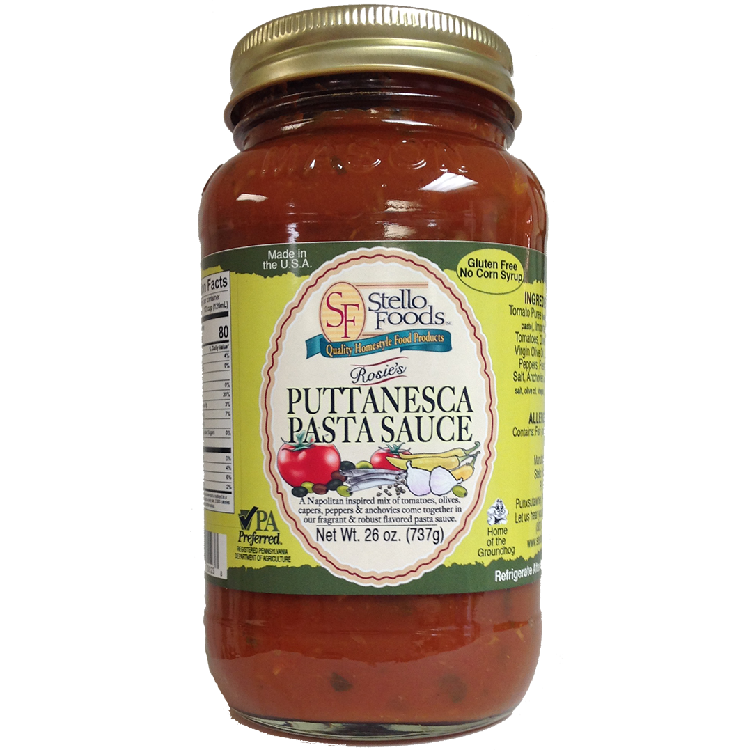 Stello Foods   Rosie's Puttanesca Pasta Sauce 26 oz