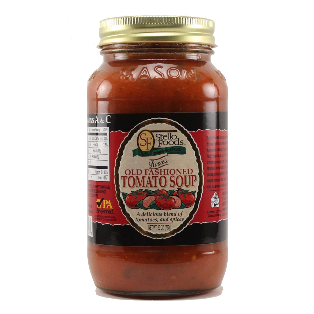 Stello Foods   Rosie's Old Fashioned Tomato Soup 26 oz