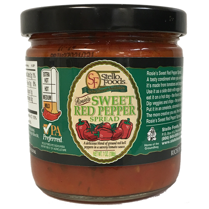 Stello Foods   Rosie's Sweet Pepper Spread 7 oz