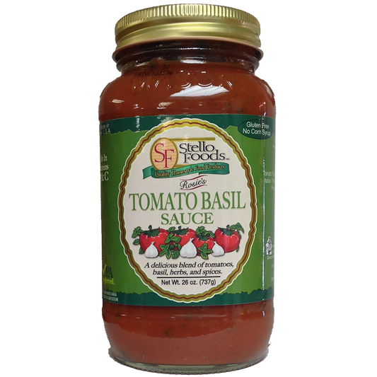 Stello Foods - Rosie's Tomato Basil Spaghetti Sauce 26 oz