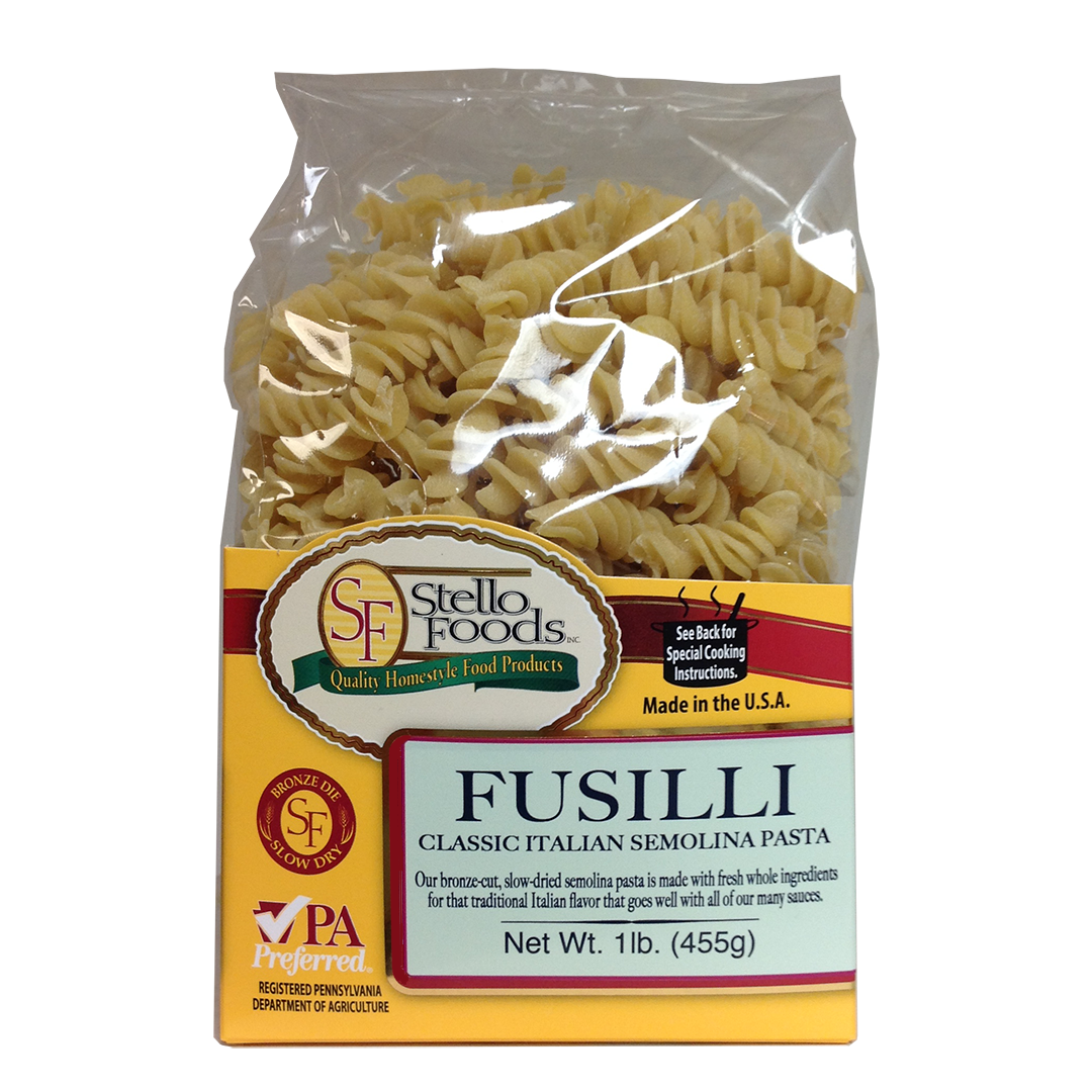 Stello Foods   Rosie's Pasta   Fusilli 16 oz