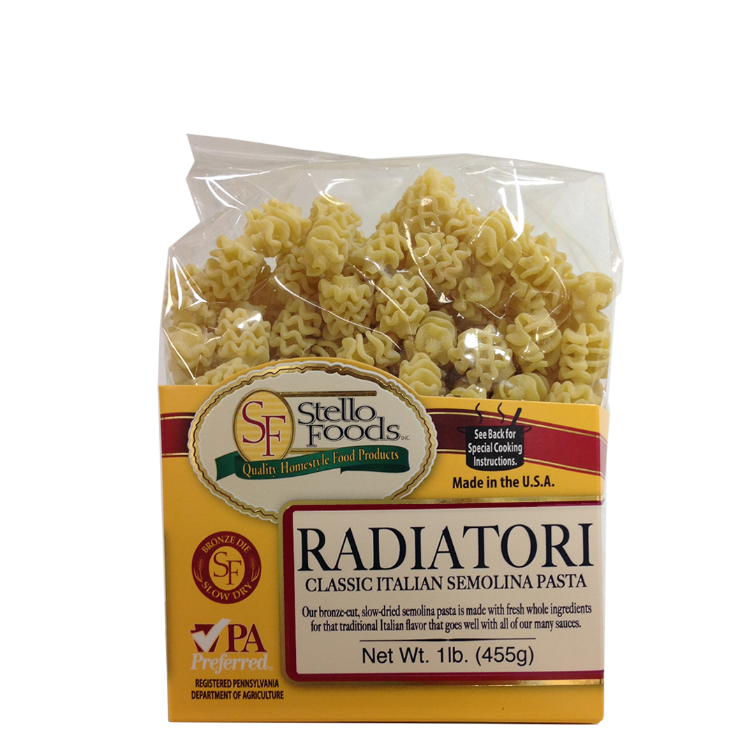 Stello Foods - Rosie's Pasta - Radiatori 16 oz