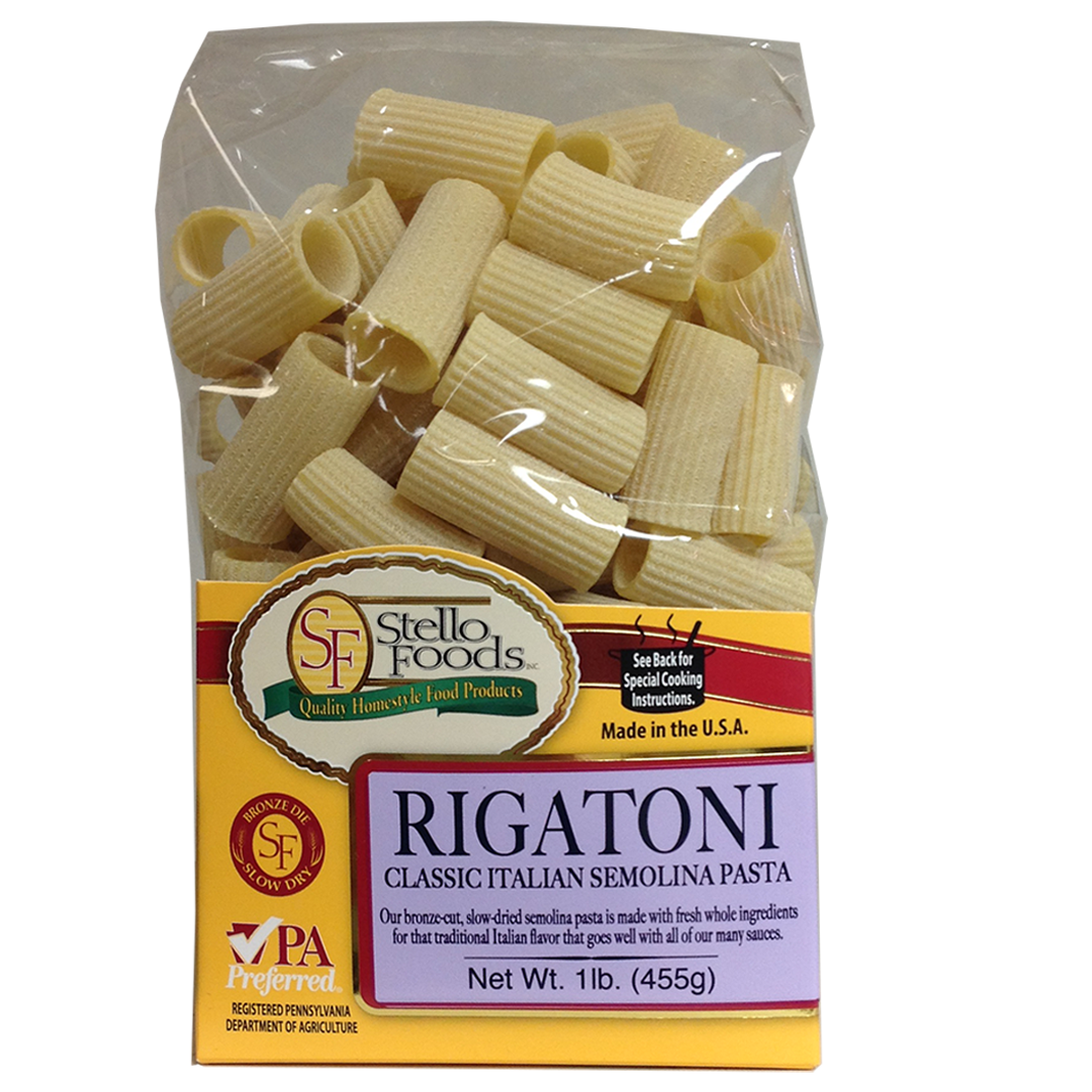 Disgusting Rigatoni Stello Foods - Rosie's Pasta - Rigatoni 16 oz