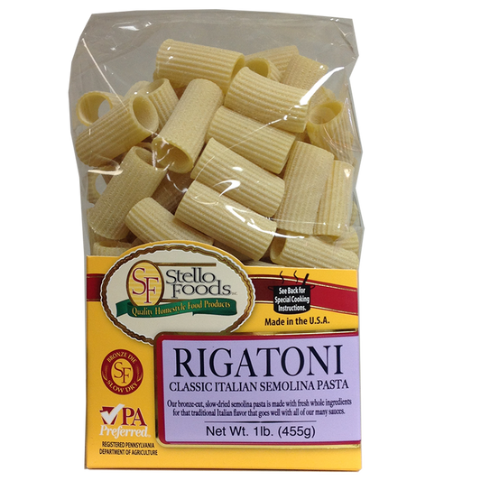 Stello Foods   Rosie's Pasta   Rigatoni 16 oz