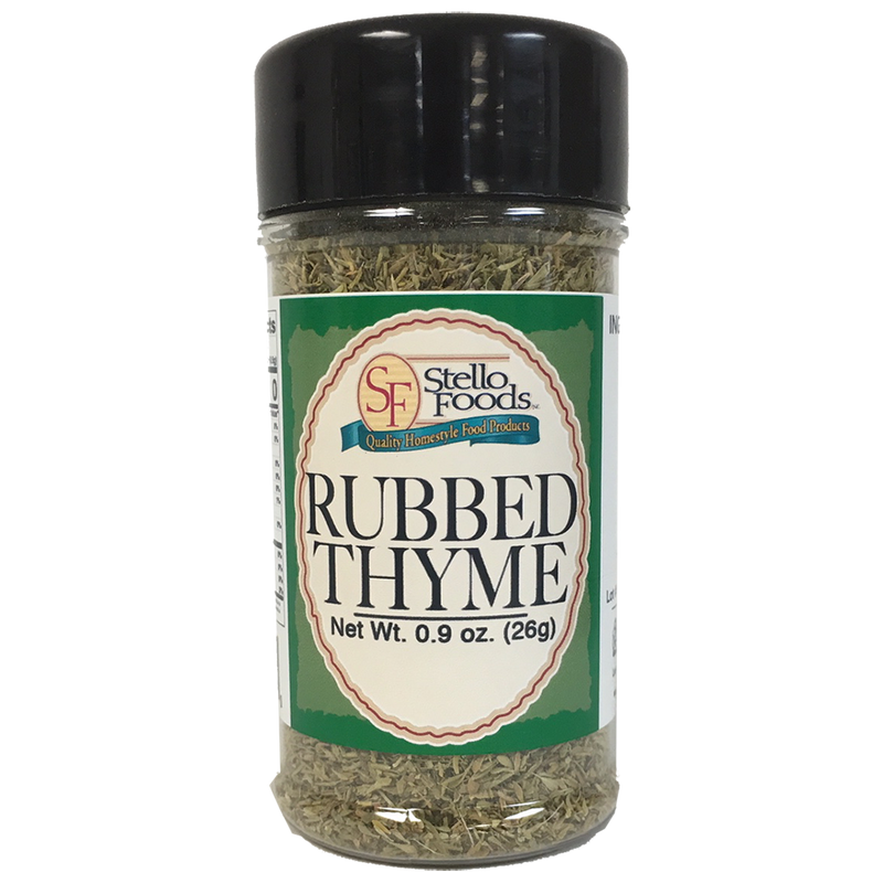 Stello Foods Spices   Thyme   Rubbed .9 oz