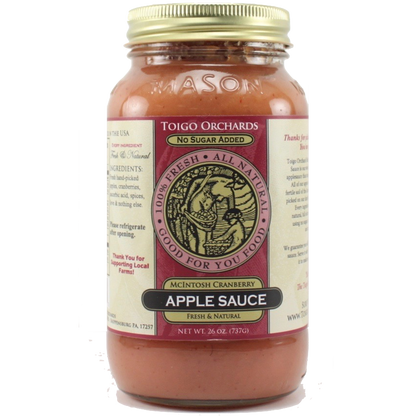 Toigo Farms - Apple Sauce with Cranberry 26 oz