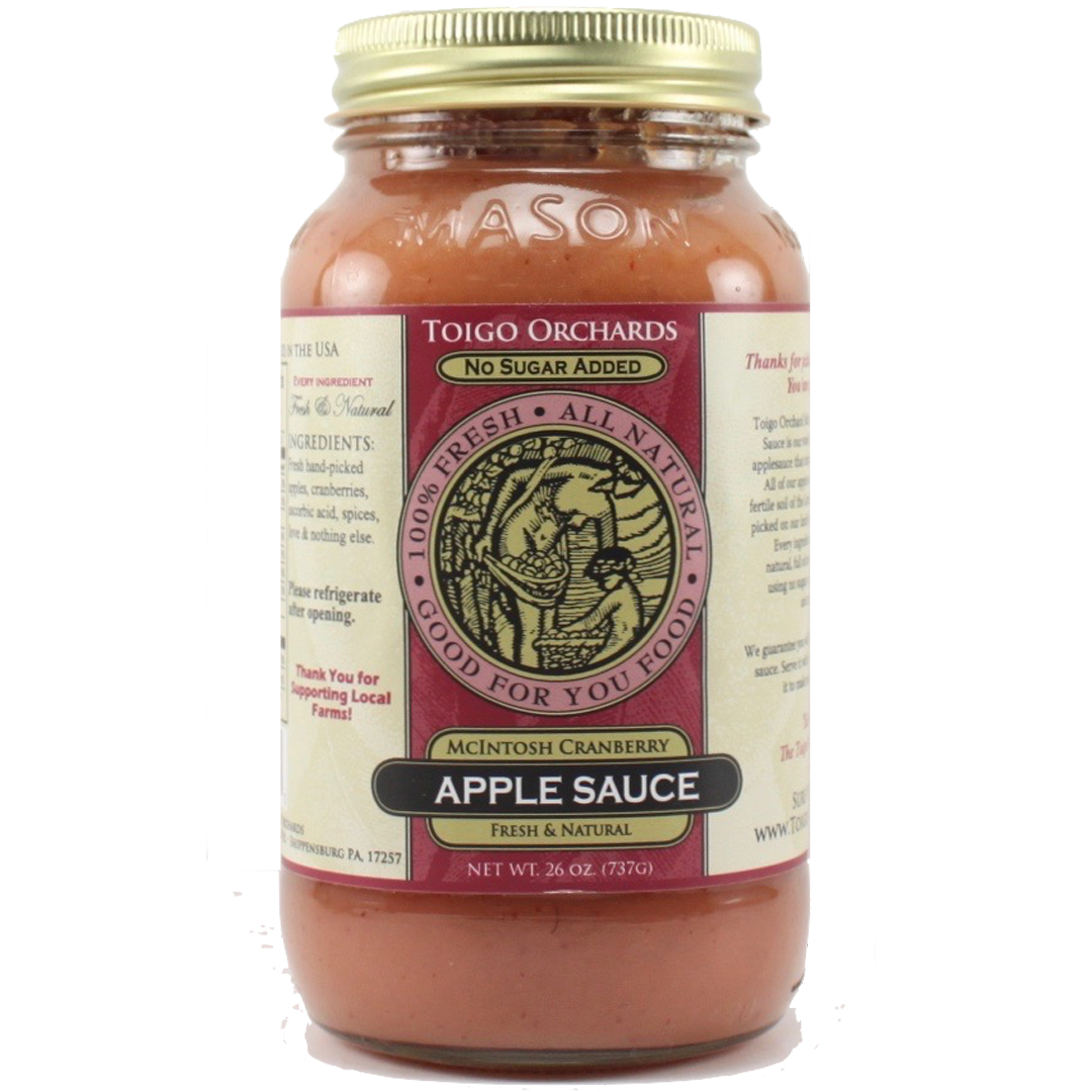 Toigo Farms - Apple Sauce with Cranberry 26 oz