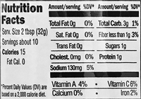 Nutrition Facts