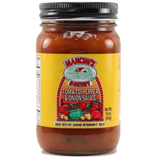 Mancini's Bakery - Tomato, Pepper, and Onion Sauce 16 oz