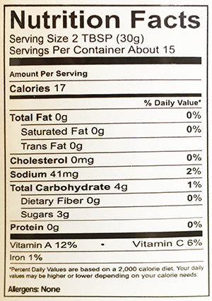 Nutrition Facts