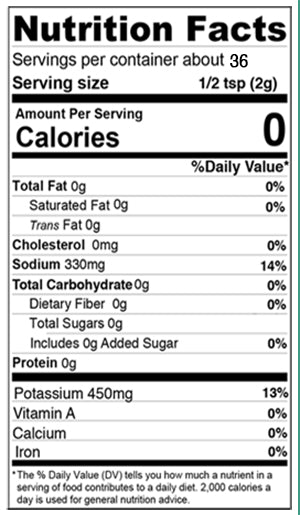 Nutrition Facts