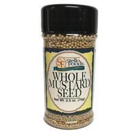 Stello Foods Spices   Mustard   Whole Seed 2.5 oz