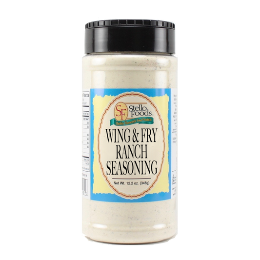 Stello Foods Spices   Wing & Fry Seasoning   Ranch 12.2 oz