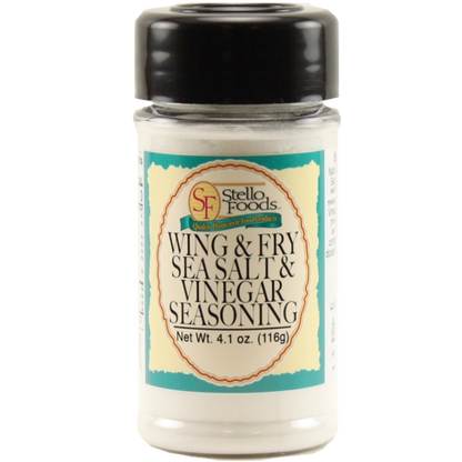 Stello Foods Spices - Wing & Fry Seasoning - Sea Salt and Vinegar 3.0 oz