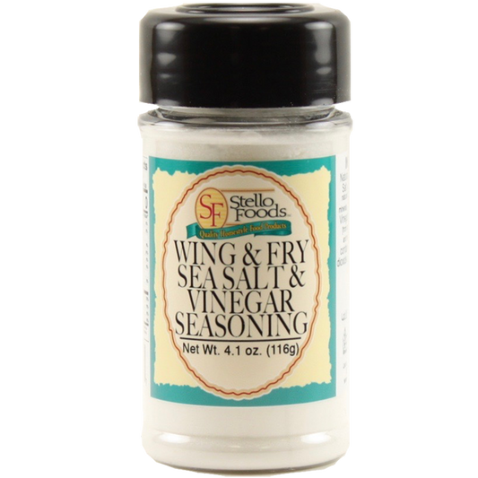 Stello Foods Spices - Wing & Fry Seasoning - Sea Salt and Vinegar 3.0 oz