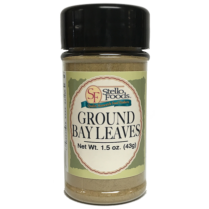 Stello Foods Spices   Bay Leaves   Ground 1.5 oz