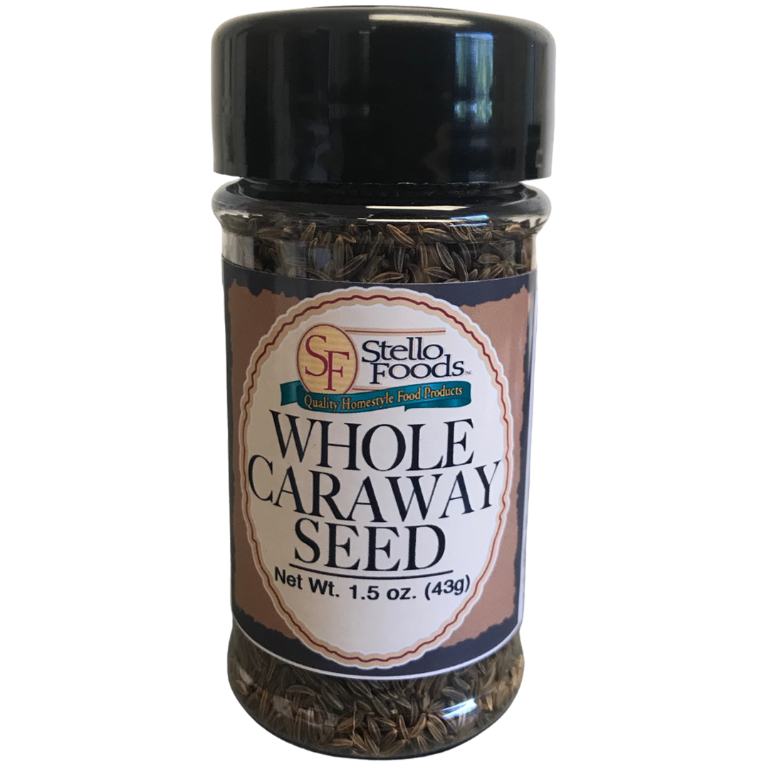 Stello Foods Spices - Caraway Seeds - Whole 1.5 oz