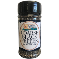 Stello Foods Spices - Pepper - Black - Coarse 2.0 oz