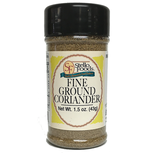 Stello Foods Spices   Coriander   Fine Ground 1.5 oz