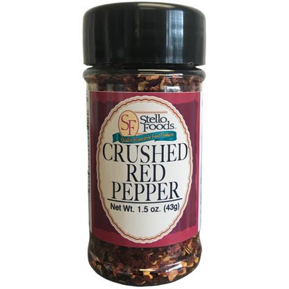 Stello Foods Spices - Red Pepper - Crushed 1.5 oz