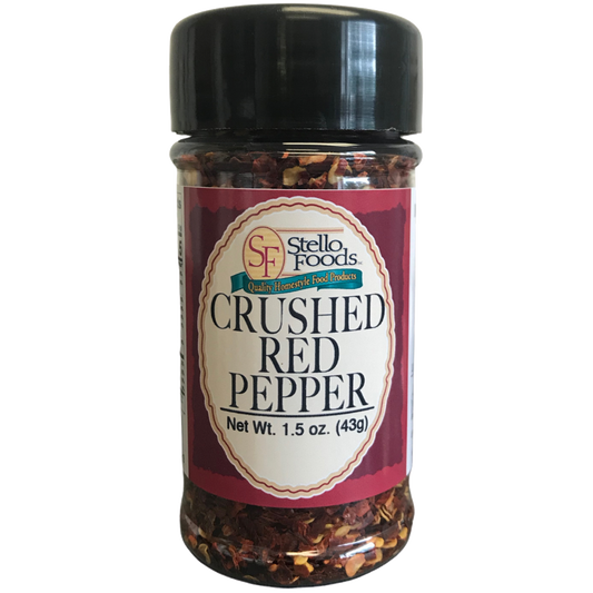 Stello Foods Spices - Red Pepper - Crushed 1.5 oz