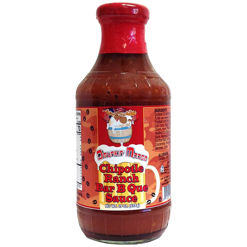 Drunkin' Moose BBQ Sauce - Chipotle Ranch 19 oz