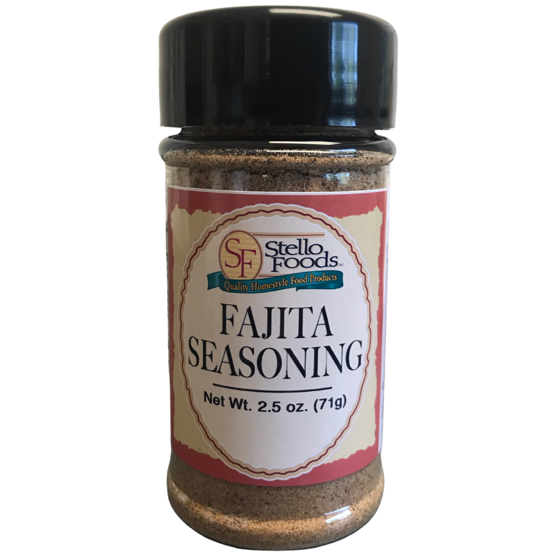 Stello Foods Spices - Fajita Seasoning 2.5 oz