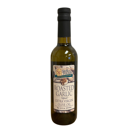 Stello Foods - Roasted Garlic Infused Extra Virgin Olive Oil 13 oz