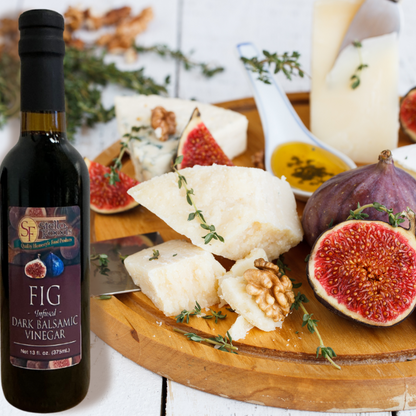 Stello Foods - Fig Infused Dark Balsamic Vinegar 13 oz