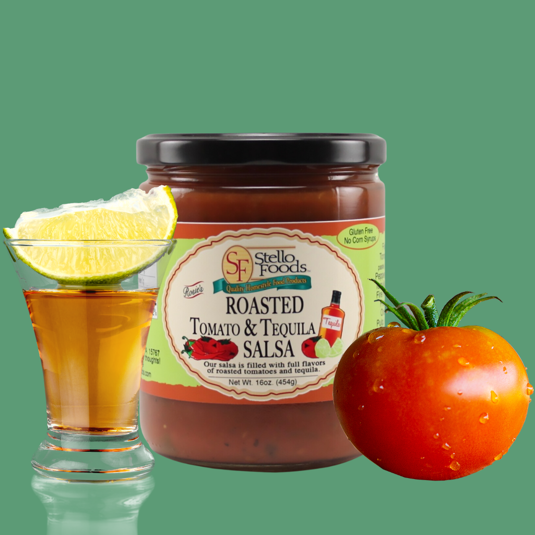 Stello Foods - Rosie's Roasted Tomato & Tequila Salsa 16 oz