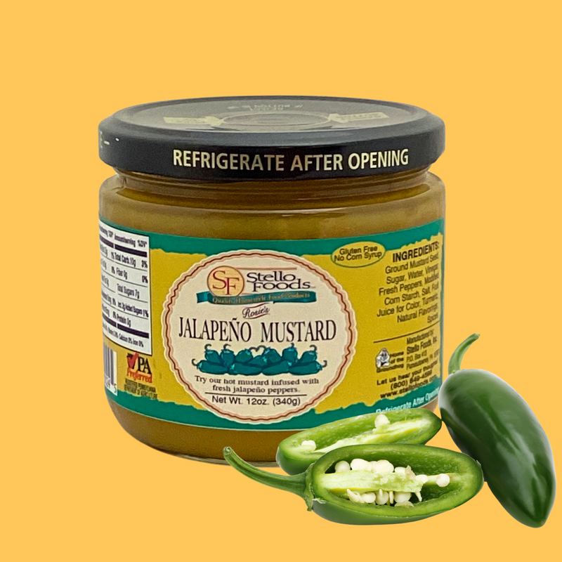 Stello Foods - Rosie's Jalapeños Mustard 12 oz