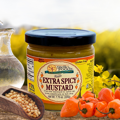 Stello Foods - Rosie's Extra Spicy Mustard 7.75 oz