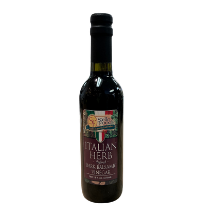 Stello Foods - Italian Herb Infused Dark Balsamic Vinegar 13 oz