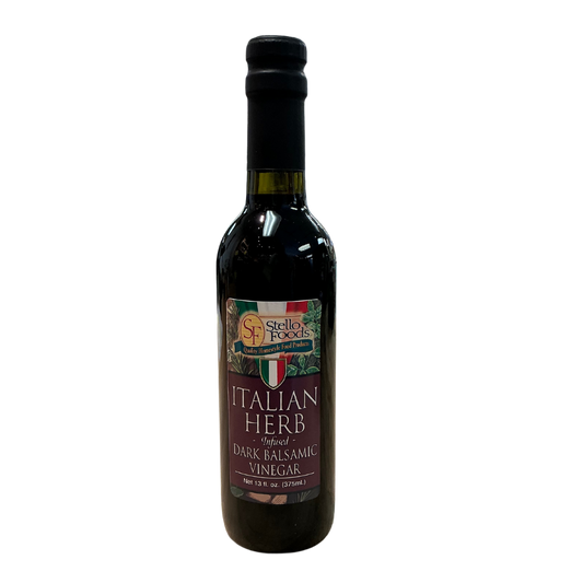 Stello Foods - Italian Herb Infused Dark Balsamic Vinegar 13 oz